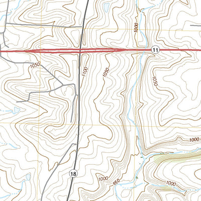 United States Geological Survey Burbank, OK (2022, 24000-Scale) digital map