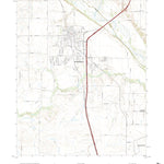 United States Geological Survey Burkburnett, TX (2022, 24000-Scale) digital map