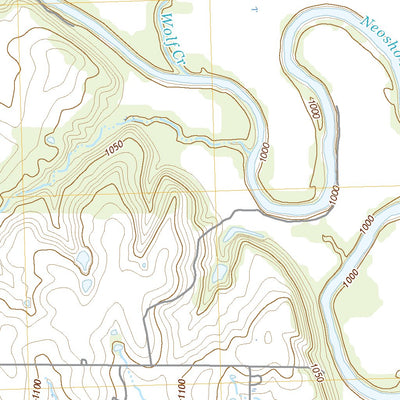 United States Geological Survey Burlington, KS (2022, 24000-Scale) digital map
