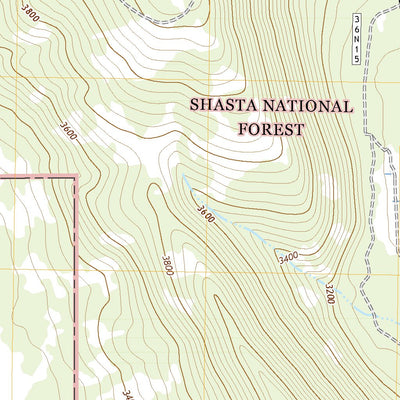United States Geological Survey Burney, CA (2022, 24000-Scale) digital map
