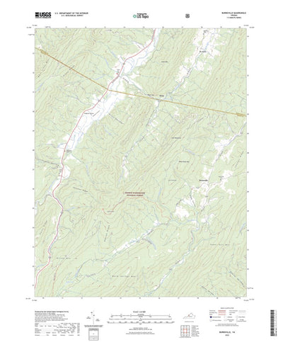 United States Geological Survey Burnsville, VA (2022, 24000-Scale) digital map