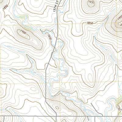 United States Geological Survey Burnt Butte, ND (2020, 24000-Scale) digital map