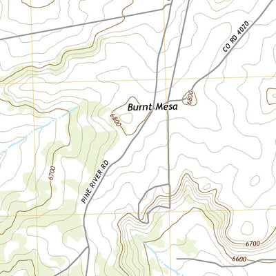 United States Geological Survey Burnt Mesa, NM (2020, 24000-Scale) digital map