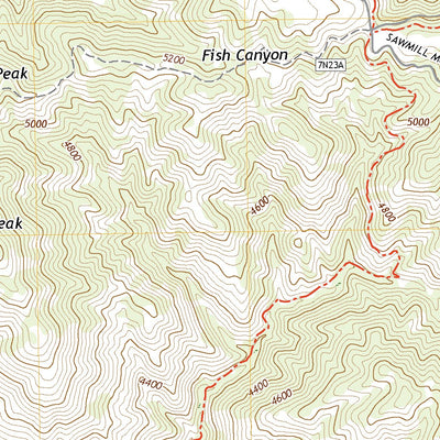 United States Geological Survey Burnt Peak, CA (2021, 24000-Scale) digital map