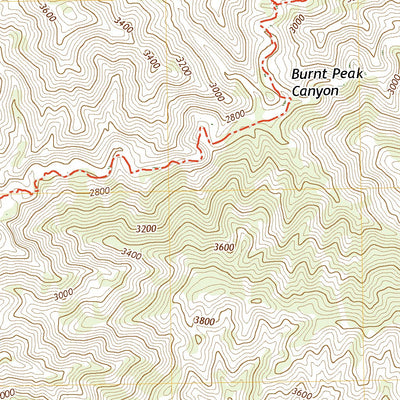 United States Geological Survey Burnt Peak, CA (2021, 24000-Scale) digital map