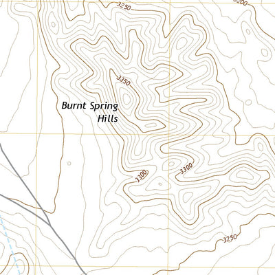 United States Geological Survey Burnt Spring Hills, TX (2022, 24000-Scale) digital map