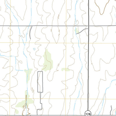 United States Geological Survey Burr Oak, KS (2022, 24000-Scale) digital map