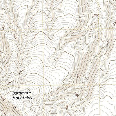 United States Geological Survey Burro Gap, AZ (2021, 24000-Scale) digital map