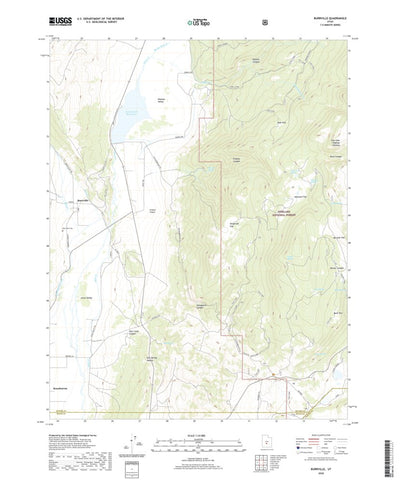 United States Geological Survey Burrville, UT (2020, 24000-Scale) digital map