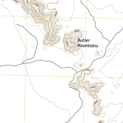 United States Geological Survey Butler Mountains, AZ (2021, 24000-Scale) digital map