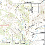 United States Geological Survey Buttes of the Gods, OR (2020, 24000-Scale) digital map