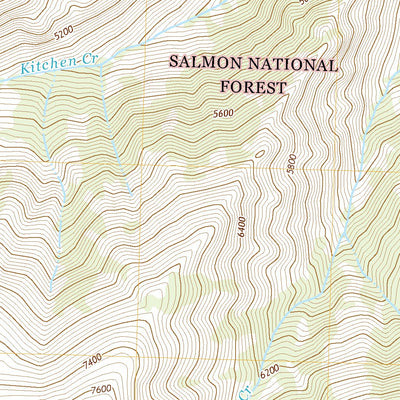 United States Geological Survey Butts Creek Point, ID (2020, 24000-Scale) digital map