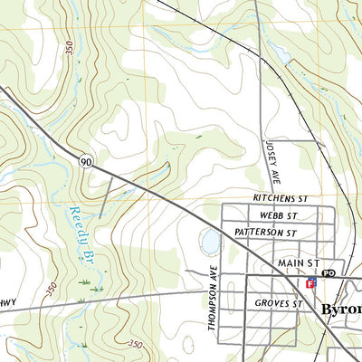 United States Geological Survey Byromville, GA (2020, 24000-Scale) digital map