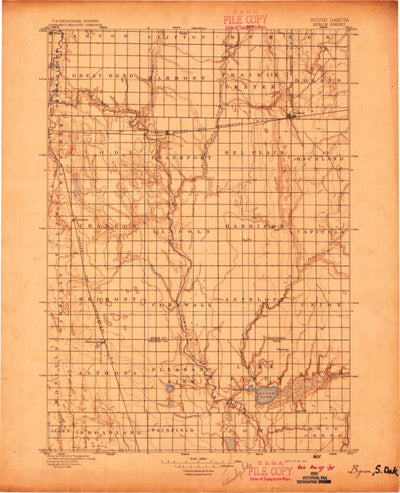 United States Geological Survey Byron, SD (1895, 125000-Scale) digital map