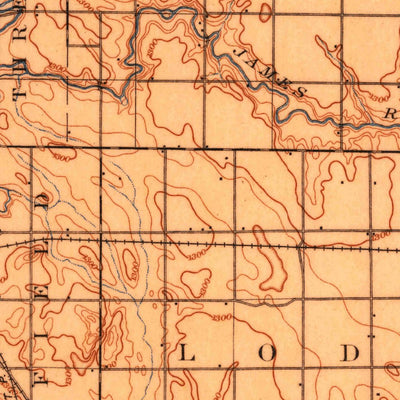 United States Geological Survey Byron, SD (1895, 125000-Scale) digital map