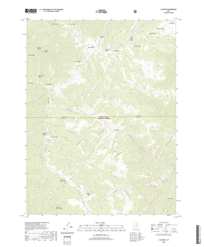 United States Geological Survey C Canyon, UT (2020, 24000-Scale) digital map