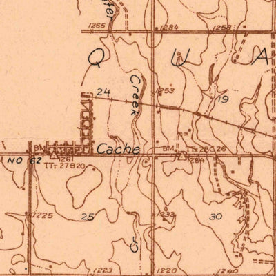 United States Geological Survey Cache, OK (1937, 48000-Scale) digital map