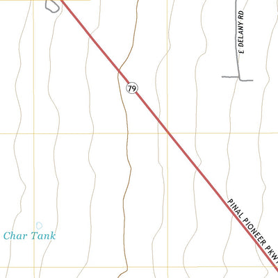 United States Geological Survey Cactus Forest, AZ (2021, 24000-Scale) digital map