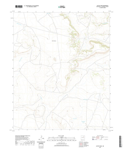 United States Geological Survey Cactus Tank, NM (2020, 24000-Scale) digital map
