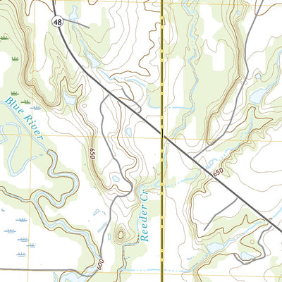 United States Geological Survey Caddo NW, OK (2022, 24000-Scale) digital map