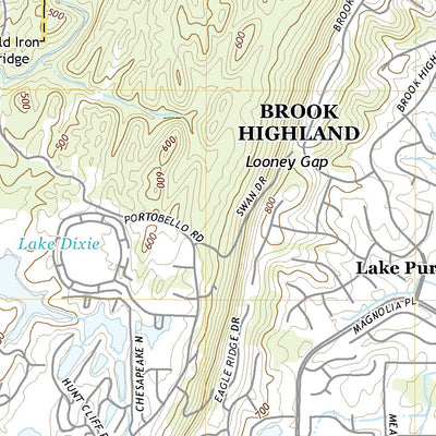 United States Geological Survey Cahaba Heights, AL (2020, 24000-Scale) digital map