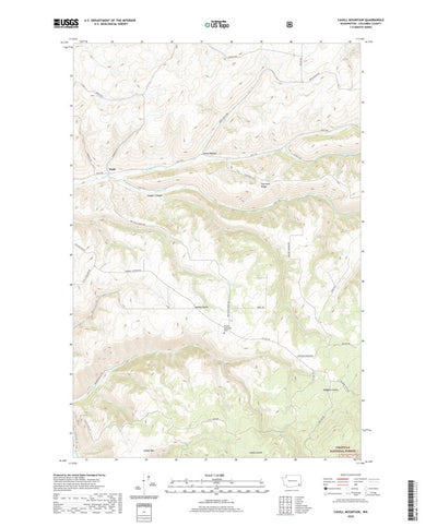 United States Geological Survey Cahill Mountain, WA (2020, 24000-Scale) digital map