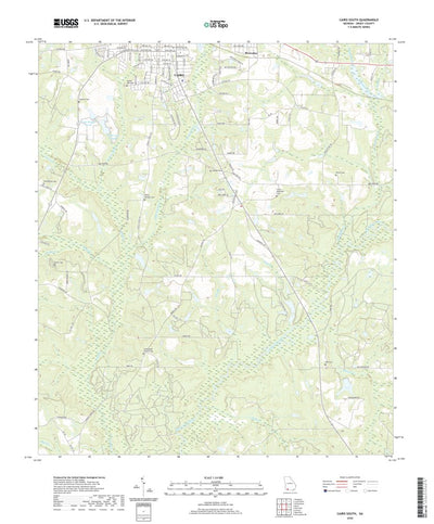 United States Geological Survey Cairo South, GA (2020, 24000-Scale) digital map