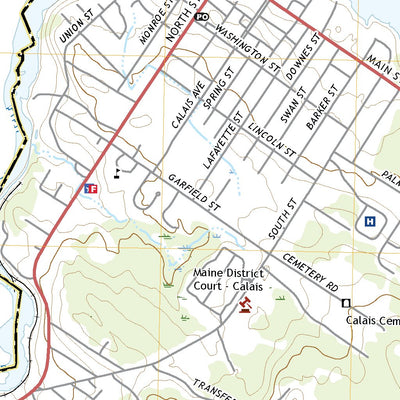 United States Geological Survey Calais, ME (2021, 24000-Scale) digital map