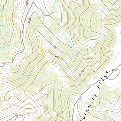 United States Geological Survey Calamity Ridge, CO (2022, 24000-Scale) digital map