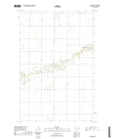 United States Geological Survey Caledonia, ND (2020, 24000-Scale) digital map