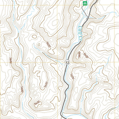 United States Geological Survey Calf Creek, UT (2020, 24000-Scale) digital map
