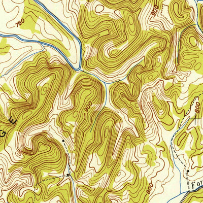 United States Geological Survey Calhoun, TN (1943, 24000-Scale) digital map