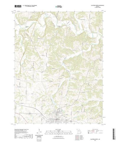 United States Geological Survey California North, MO (2021, 24000-Scale) digital map