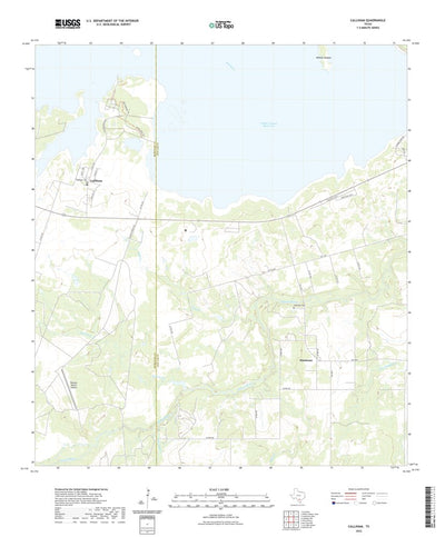 United States Geological Survey Calliham, TX (2022, 24000-Scale) digital map
