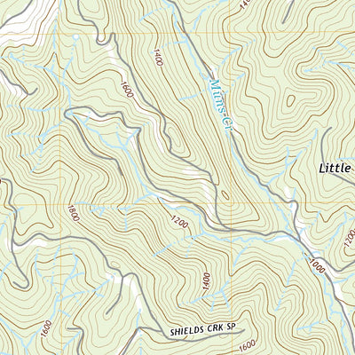 United States Geological Survey Camas Valley, OR (2020, 24000-Scale) digital map