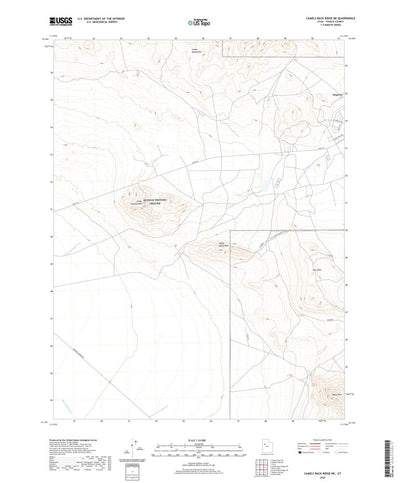 United States Geological Survey Camels Back Ridge NE, UT (2020, 24000-Scale) digital map