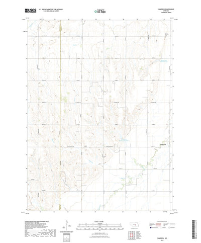 United States Geological Survey Cameron, NE (2021, 24000-Scale) digital map