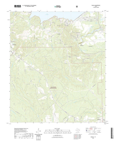 United States Geological Survey Camilla, TX (2022, 24000-Scale) digital map