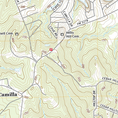 United States Geological Survey Camilla, TX (2022, 24000-Scale) digital map
