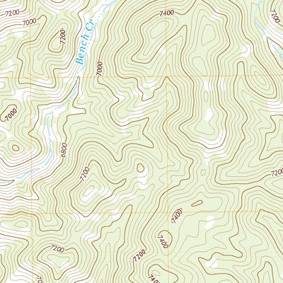 United States Geological Survey Camp Creek Canyon, NV (2021, 24000-Scale) digital map