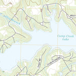 United States Geological Survey Camp Creek Lake, TX (2022, 24000-Scale) digital map