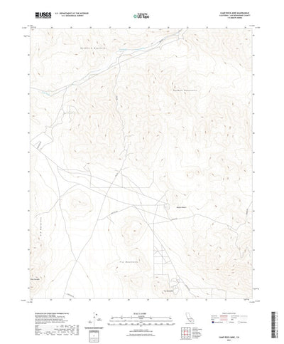 United States Geological Survey Camp Rock Mine, CA (2021, 24000-Scale) digital map