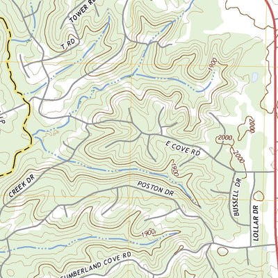 United States Geological Survey Campbell Junction, TN (2022, 24000-Scale) digital map