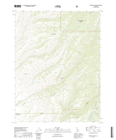 United States Geological Survey Campbell Mound, CA (2021, 24000-Scale) digital map