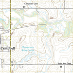 United States Geological Survey Campbell, NE (2021, 24000-Scale) digital map
