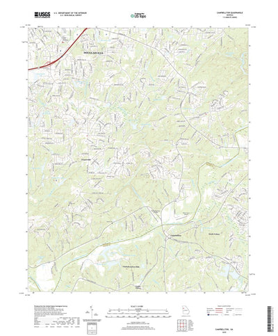 United States Geological Survey Campbellton, GA (2020, 24000-Scale) digital map