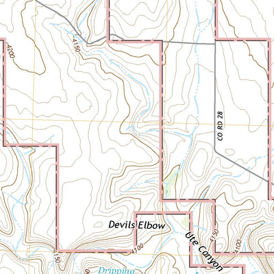 United States Geological Survey Campo, CO (2022, 24000-Scale) digital map