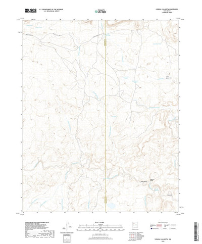 United States Geological Survey Canada Calladita, NM (2020, 24000-Scale) digital map