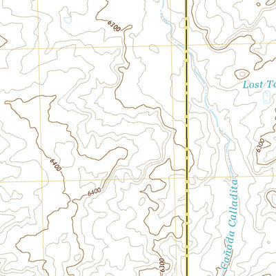 United States Geological Survey Canada Calladita, NM (2020, 24000-Scale) digital map