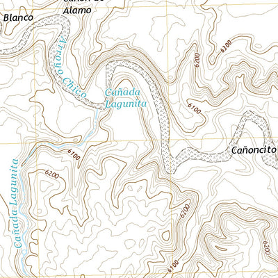 United States Geological Survey Canada Calladita, NM (2020, 24000-Scale) digital map